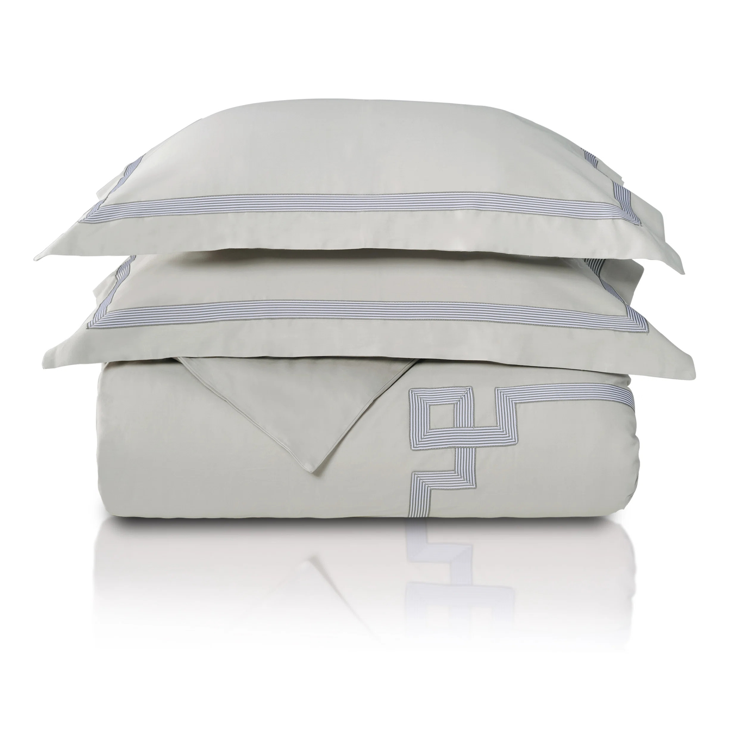 Sateen Embroidered Duvet Cover Set | Wayfair North America