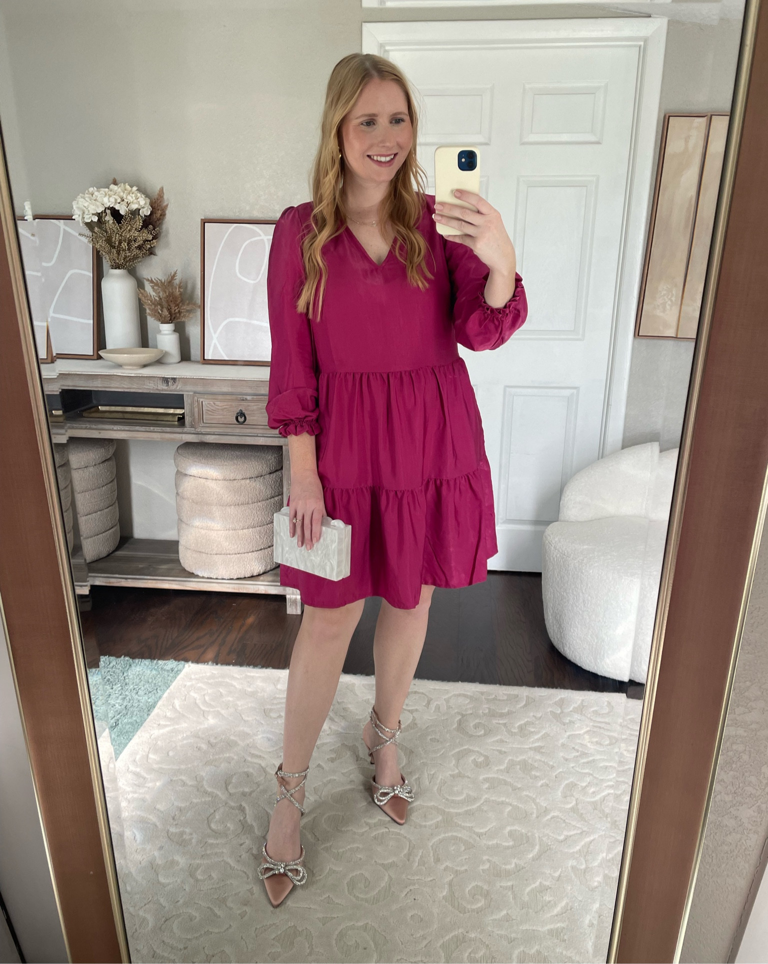 Time and Tru Women's Tiered V-Neck Satin Mini Dress, Size Small 

#LTKfindsunder50 #LTKparties #LTKmidsize