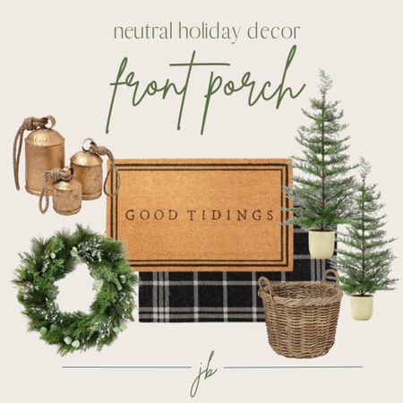 Holiday Front Porch Decor
Neutral and Affordable Home 

#LTKHoliday #LTKSeasonal #LTKhome
