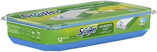 Swiffer Sweeper Wet Mopping Pad Refills for Floor Mop Open Window Fresh Scent 12 Count - 1 Pack | Amazon (US)