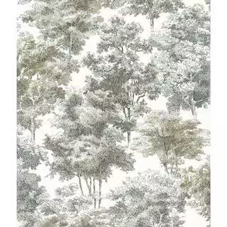 Old World Trees Peel and Stick Wallpaper (Covers 28.18 sq. ft.) | The Home Depot