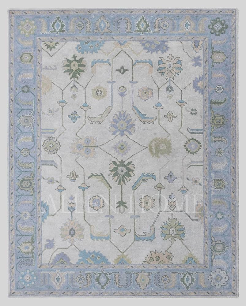 Hand Tufted Oushak Traditional Wool Area Rugs 8' x 10' - Durable - 100% Wool - Living Room, Dinin... | Amazon (US)