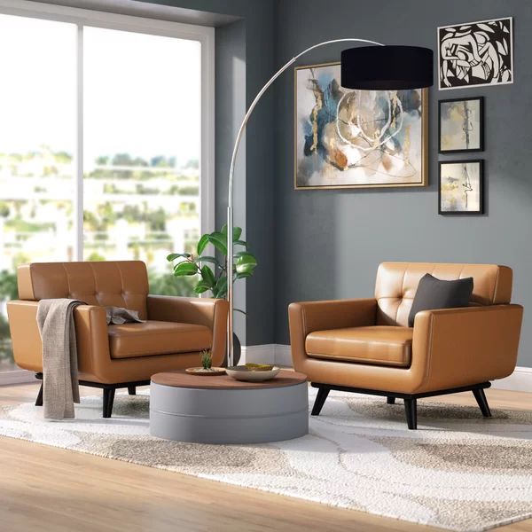 Messinger Leather Armchair | Wayfair North America