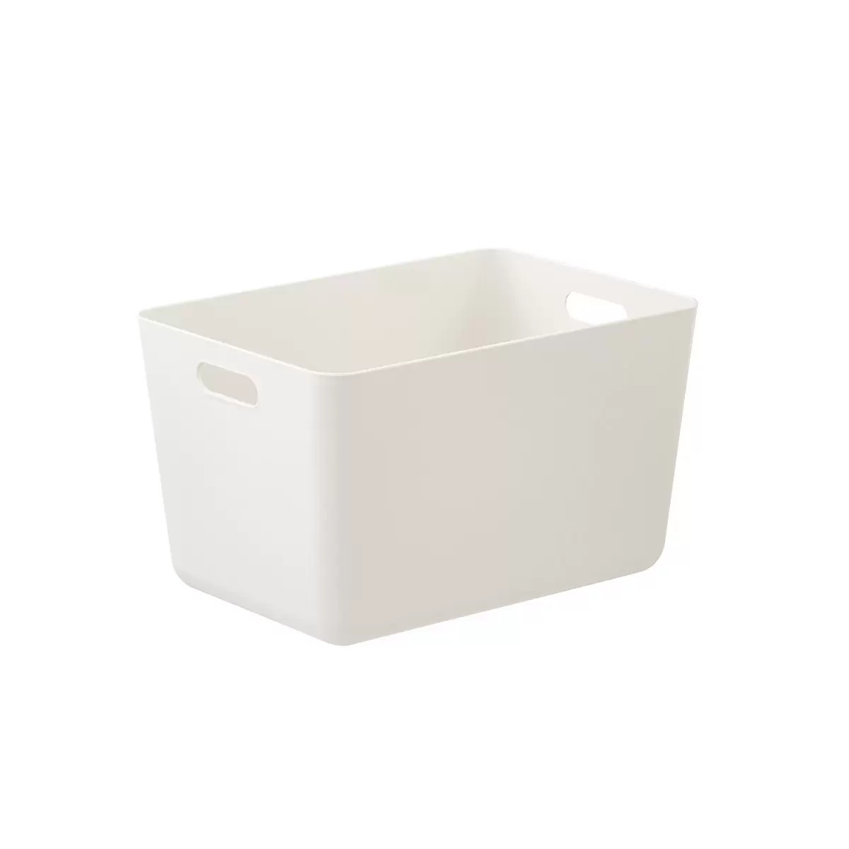 Terra White Recycled Plastic Bins | The Container Store