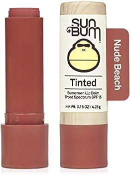 Sun Bum Tinted Lip Balm Nude Beach | SPF 15 | UVA / UVB Broad Spectrum Protection | Sensitive Skin S | Amazon (US)