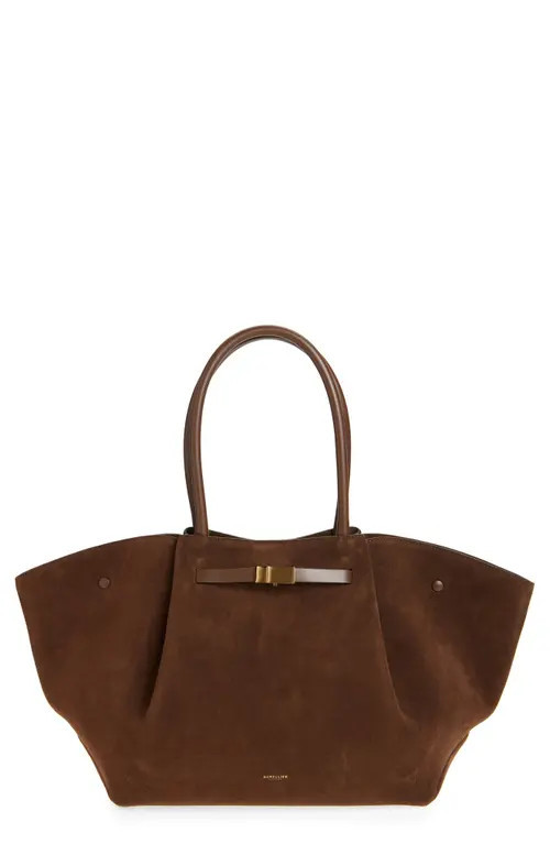 DeMellier New York Leather East/West Tote in Mocha/Mocha at Nordstrom | Nordstrom