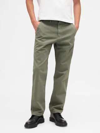 Heavyweight Twill Relaxed Straight Khakis | Gap (US)