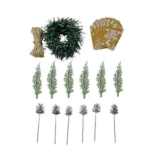 Snowy Foliage DIY Gift Wrap Kit by Ashland® | Michaels Stores