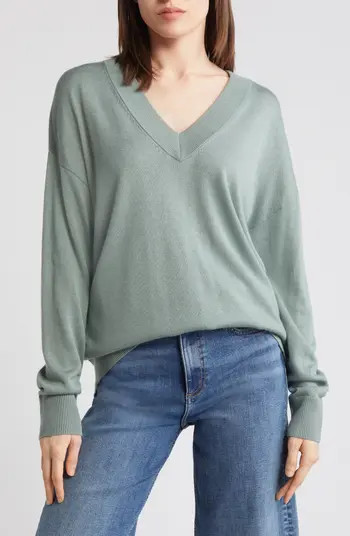 Relaxed V-Neck Sweater | Nordstrom