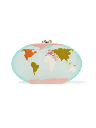 Columbus enameled Perspex clutch | NET-A-PORTER (UK & EU)