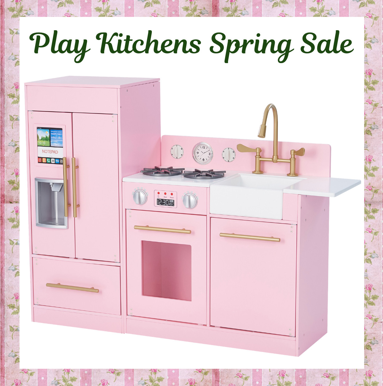 play kitchens on sale - use code HAPPY for savings 

 #LTKSaleAlert #LTKBaby #LTKKids