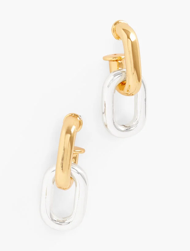 Mixed Links Earrings | Talbots