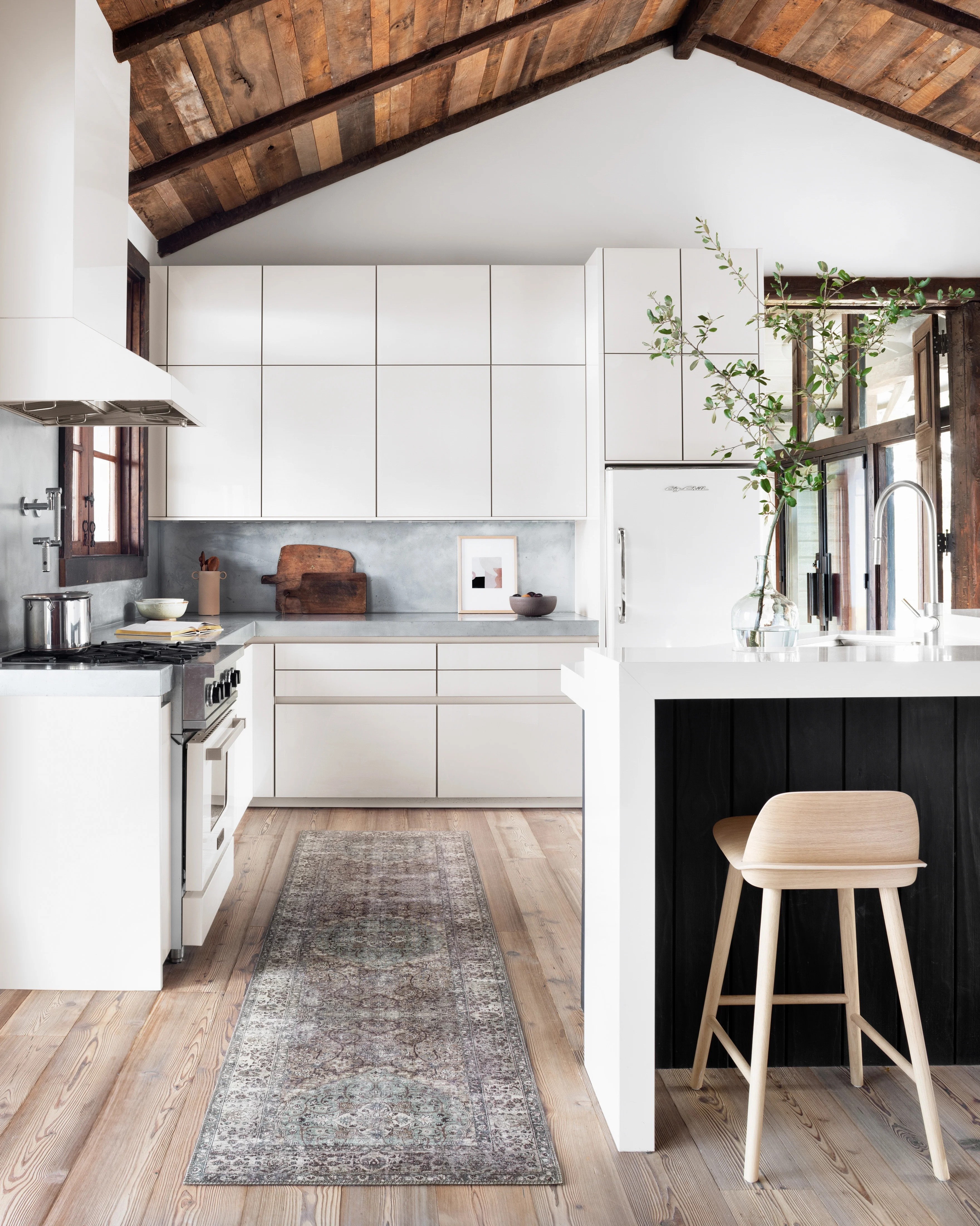 Loloi II Layla Printed Oriental Distressed Taupe / Stone Area Rug - Walmart.com | Walmart (US)