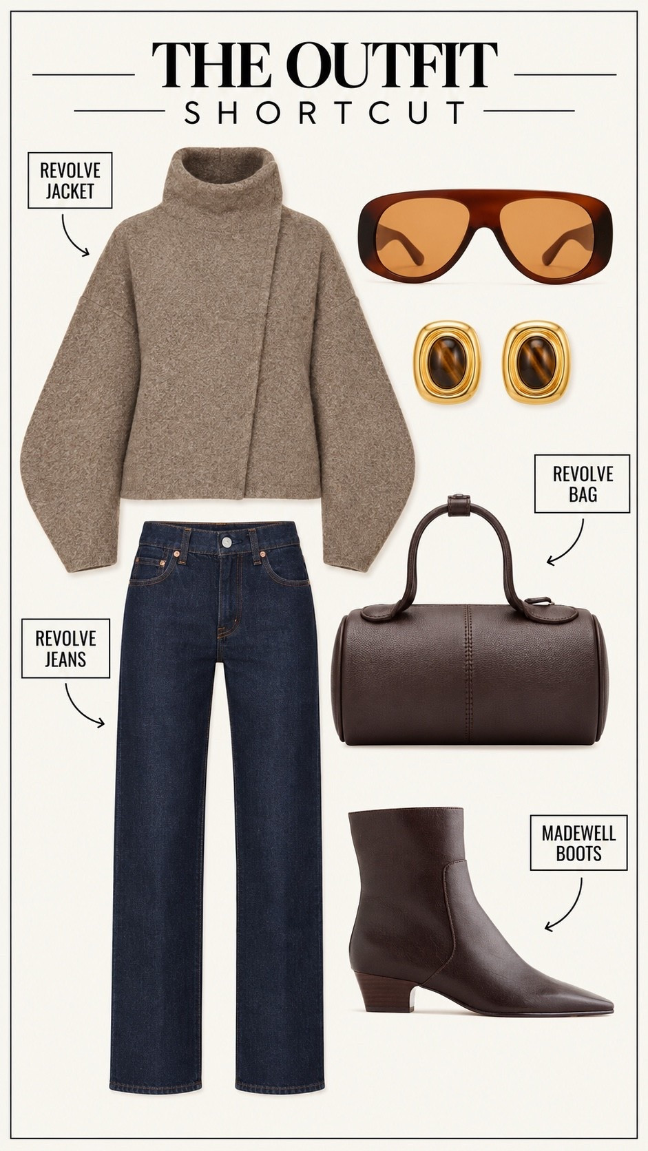 the dark denim with all the different shades of brown is so good. Nothing is overly trendy but the shape of the sweater, the bag and the gold jewelry keep it from feeling basic. Expensive without looking like you tried too hard🥂

#LTKdayinmylife #LTKOver40 #LTKootd