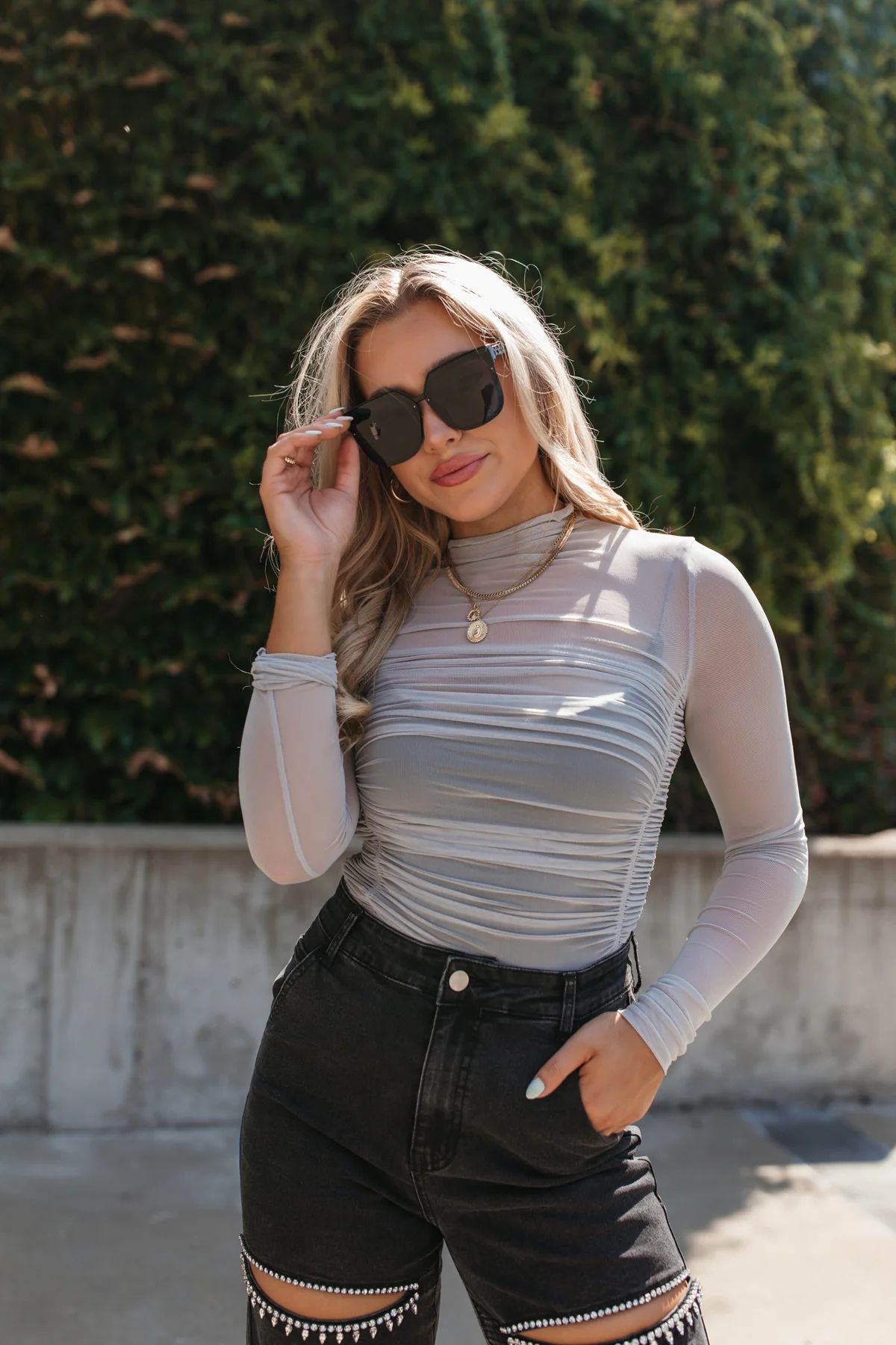 Brady Sheer Bodysuit | The Post