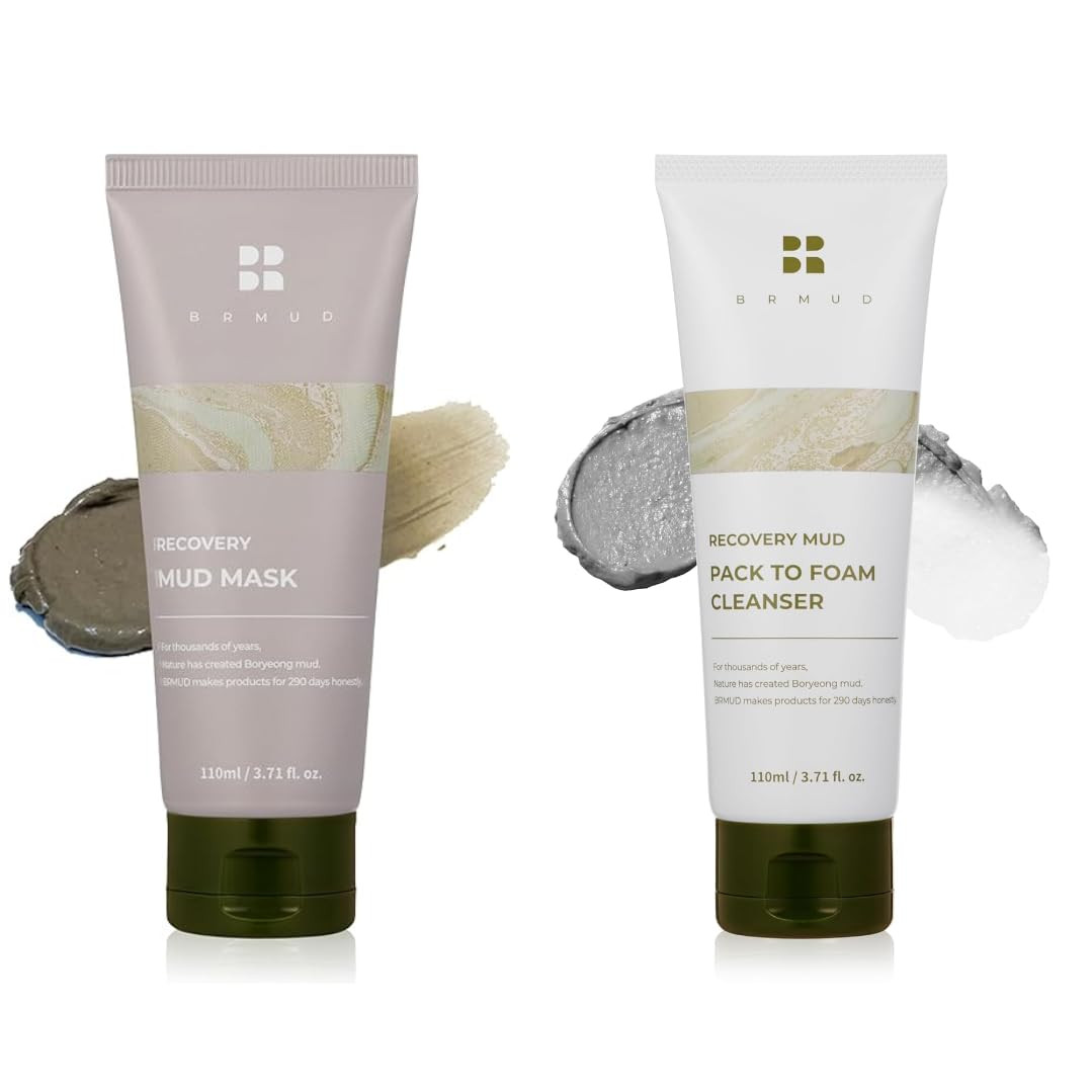Celeb's Choice Skin Care Bundle | Recovery Mud Clay Face Mask + Mud Pack to Foam Facial Cleanser ... | Amazon (US)