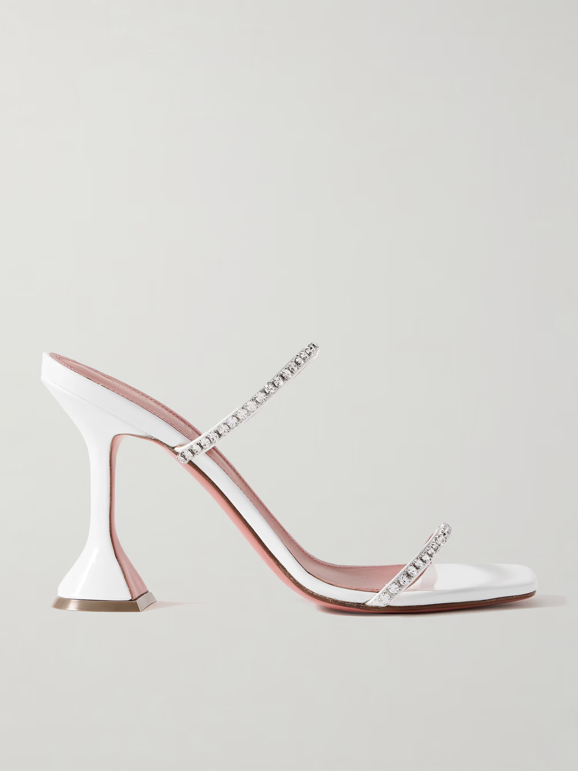 Gilda crystal-embellished patent-leather mules | NET-A-PORTER (US)