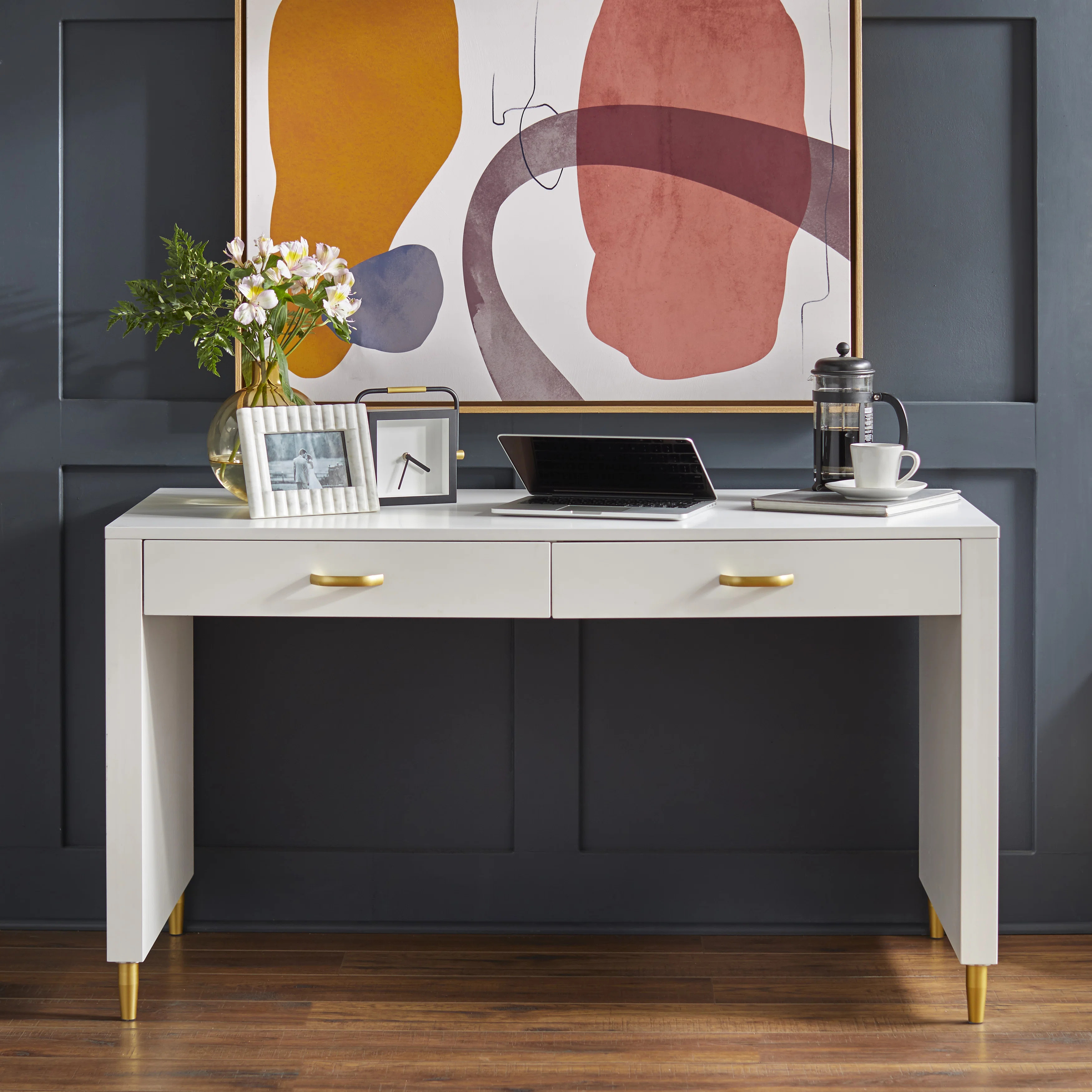 Everly Quinn Roni Desk & Reviews | Wayfair | Wayfair North America