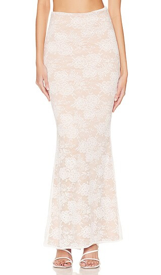 Heaven Skirt in White | Revolve Clothing (Global)