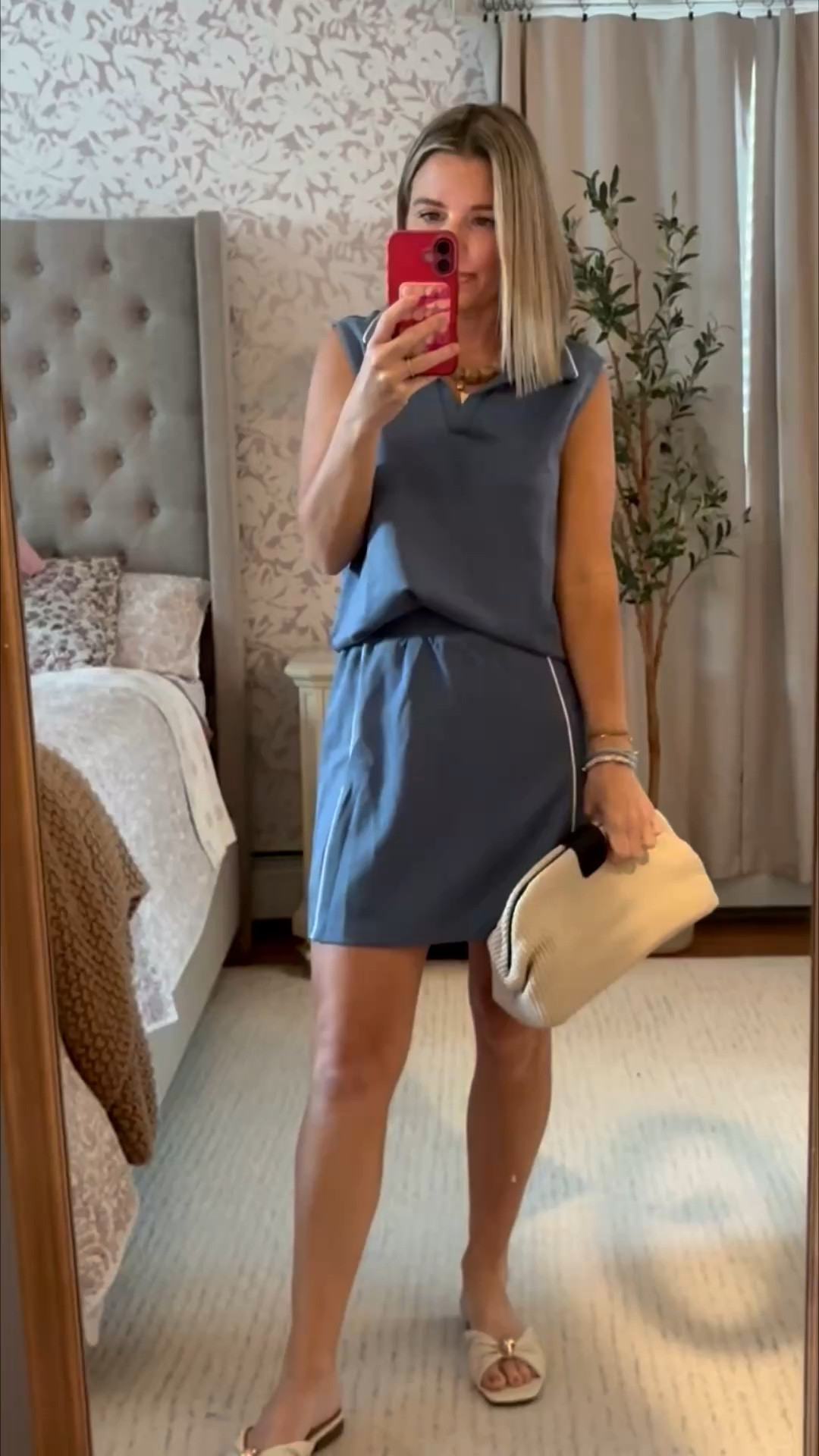 Two piece lounge set! Great fit, love the collar! Cute for tennis, golf, lounge, errands! 

Wearing size small

#LTKfitnessgoals #LTKootd #LTKmomlife