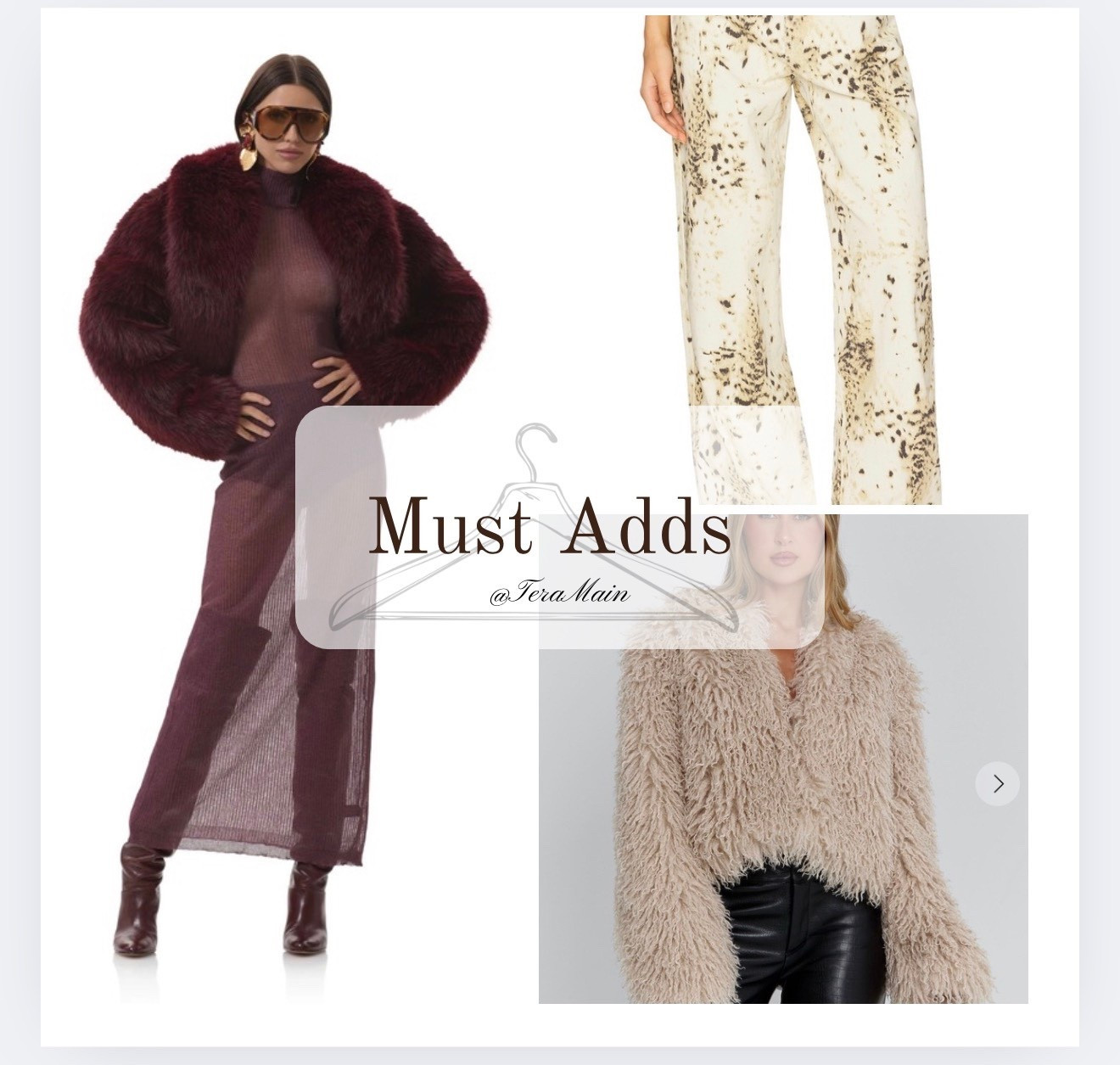 Loving Prints & Furs This Winter.... ❄️🥂

#LTKootd #LTKU #LTKFindsUnder100