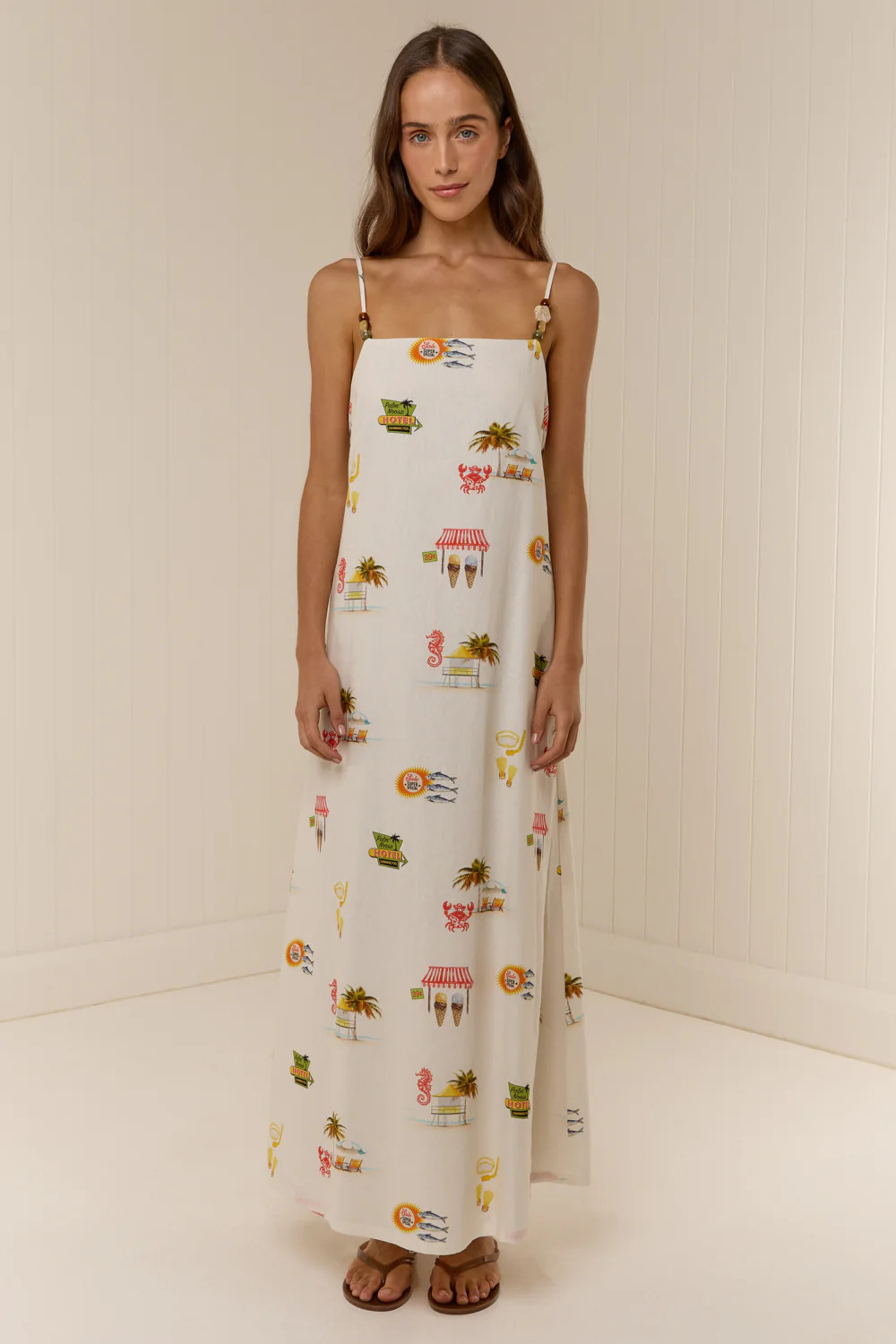 Heidi Dress Tropicana | Palm Noosa