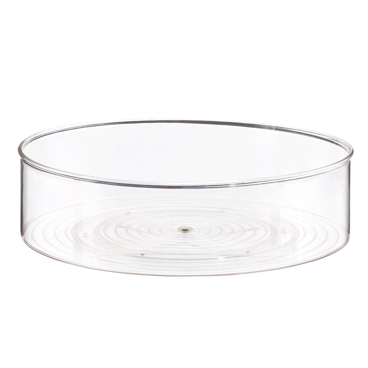 iDESIGN Linus Large Deep Turntable Clear | The Container Store