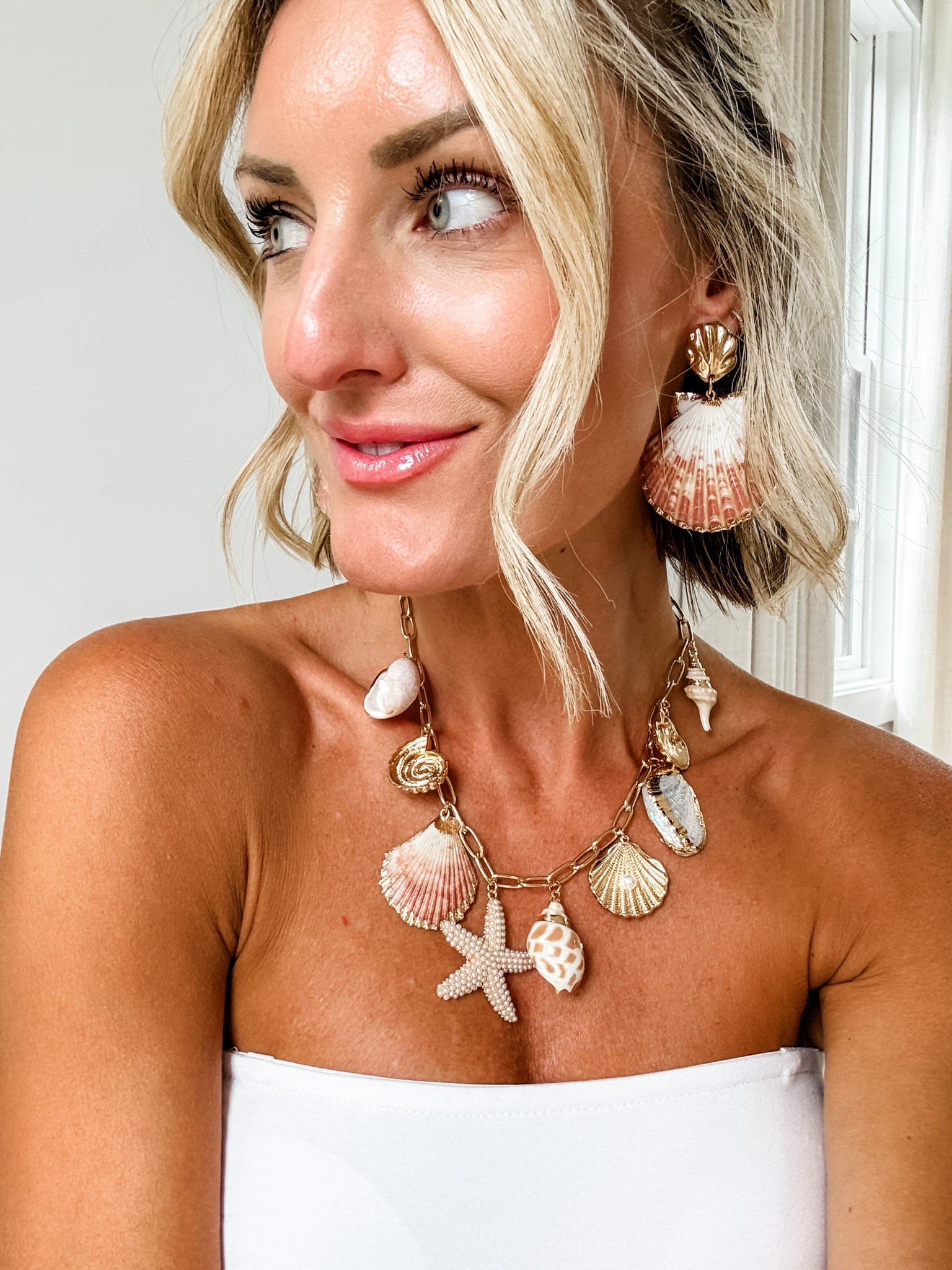 Cannot get over this shell jewelry 😍 will be wearing this all summer! 

Loverly Grey, Target find, shell necklace, shell jewelry, shell earrings, summer accessories 

#LTKFindsUnder50 #LTKStyleTip #LTKSummerEdit