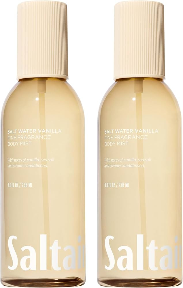 Saltair Body Mist 2 Pack - Fine Fragrance, Lightweight Body Spray Mist with Salt Water Vanilla Sc... | Amazon (US)