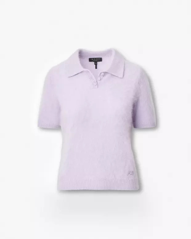 Buy Jada Brushed Cashmere Polo for USD 200.00 | rag & bone | rag & bone