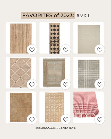 ✨Favorite rugs of 2023✨ 
Ps. Some of these are discounted so run run run!

#LTKhome #LTKsalealert #LTKfindsunder100