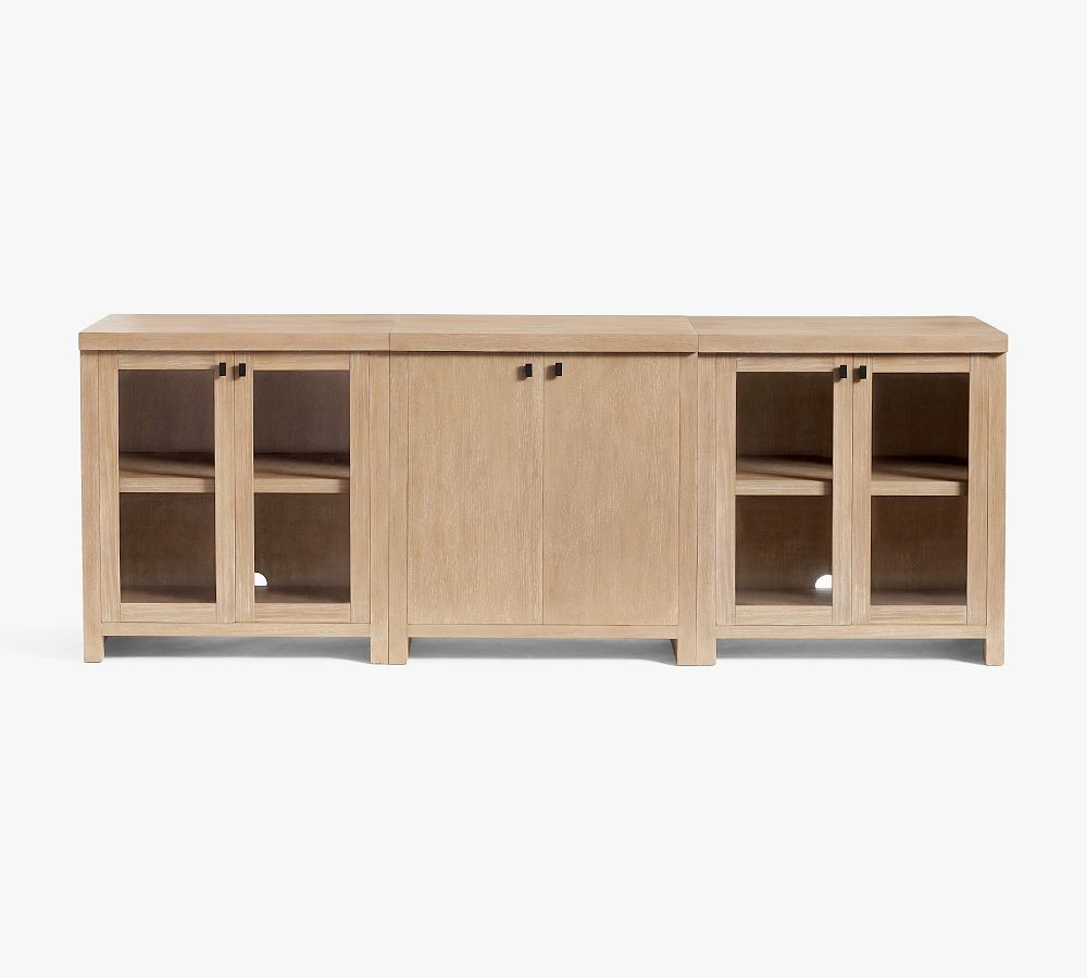 Modern Farmhouse 102” Display Buffet with Cabinet | Pottery Barn (US)