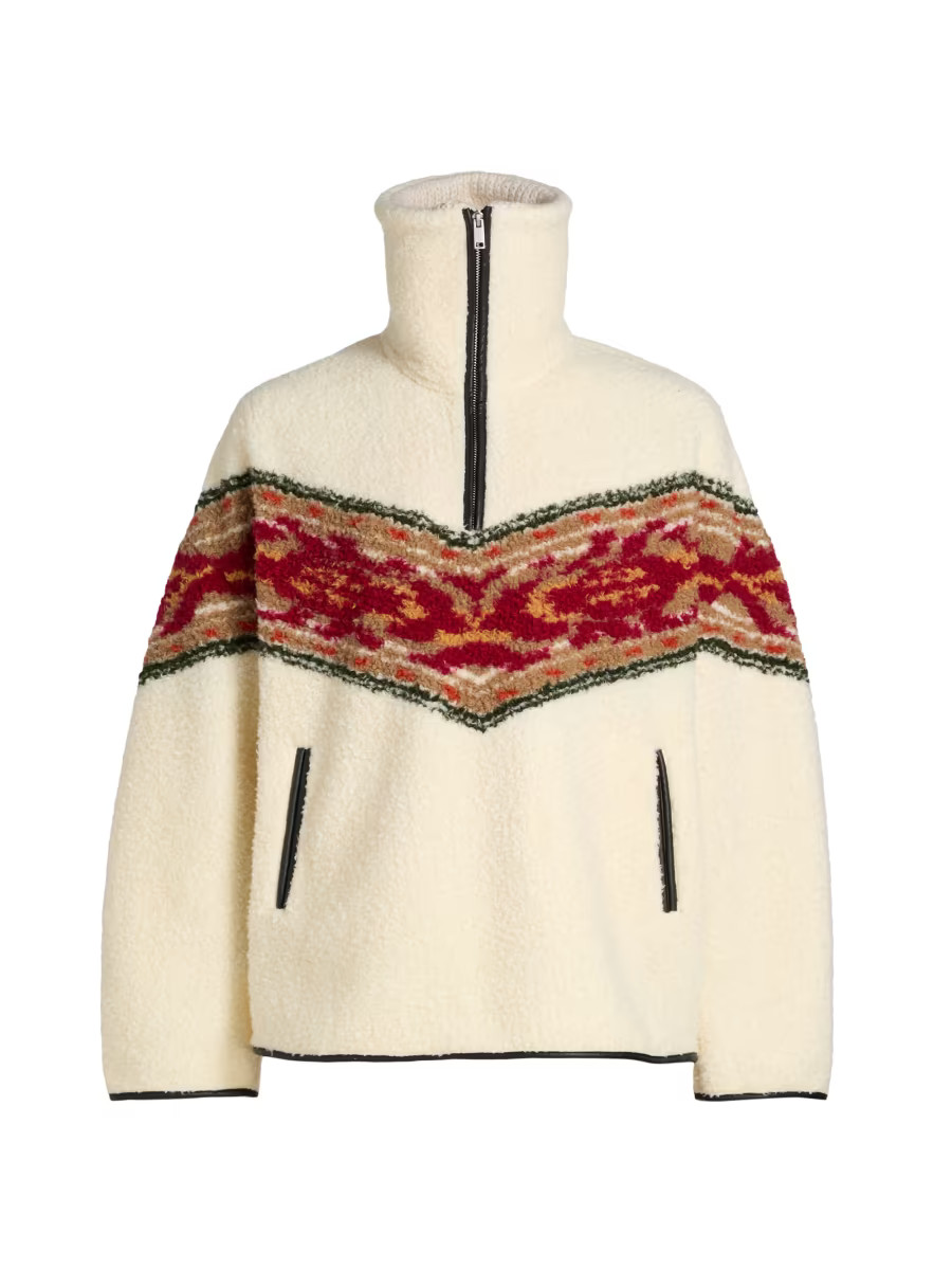Marner Fleece Half-Zip Sweater | Saks Fifth Avenue