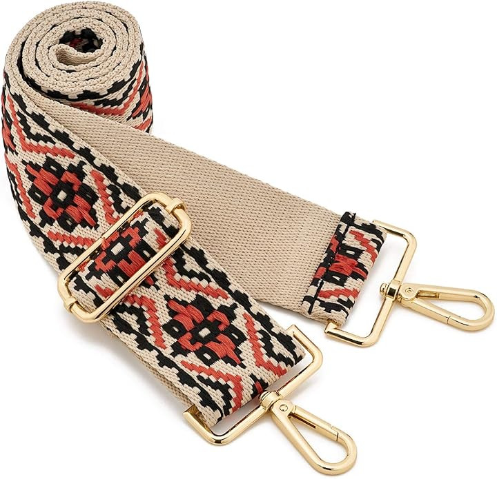 Wide Shoulder Strap Adjustable Replacement Belt Crossbody Canvas Bag Handbag | Amazon (US)