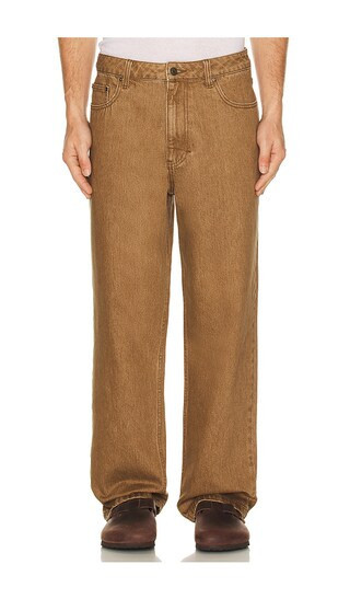 Rhythm Subtle Baggy Jean in Brown. - size 32 | Revolve Clothing (Global)
