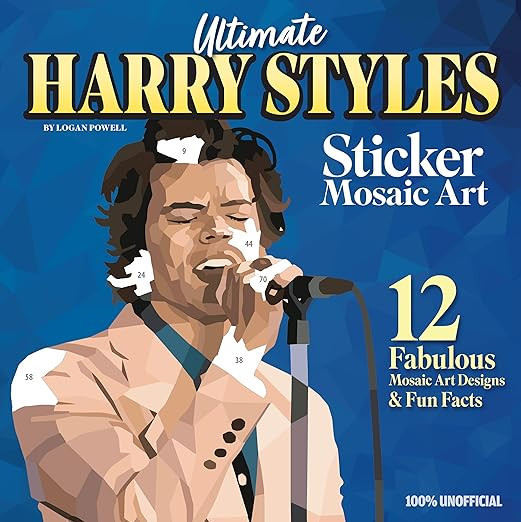 Ultimate Harry Styles Sticker Mosaic Art: 12 Fabulous Mosaic Art Designs & Fun Facts (Design Orig... | Amazon (US)