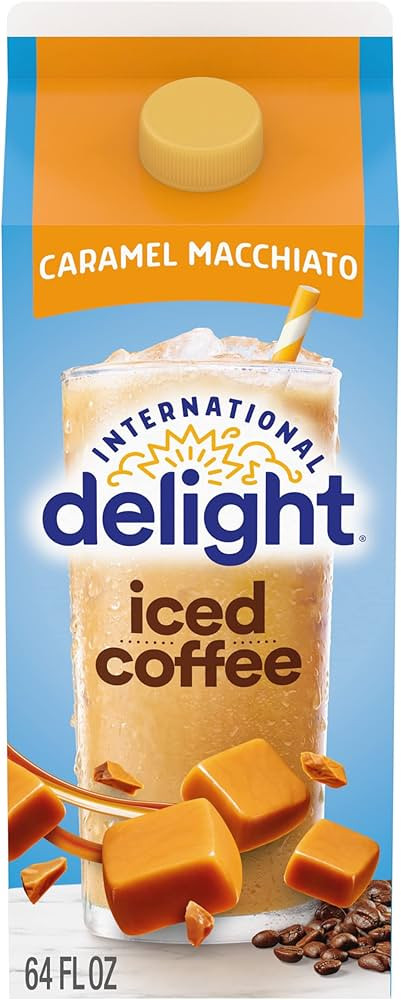 International Delight Iced Coffee, Caramel Macchiato Liquid, 64 oz. | Amazon (US)