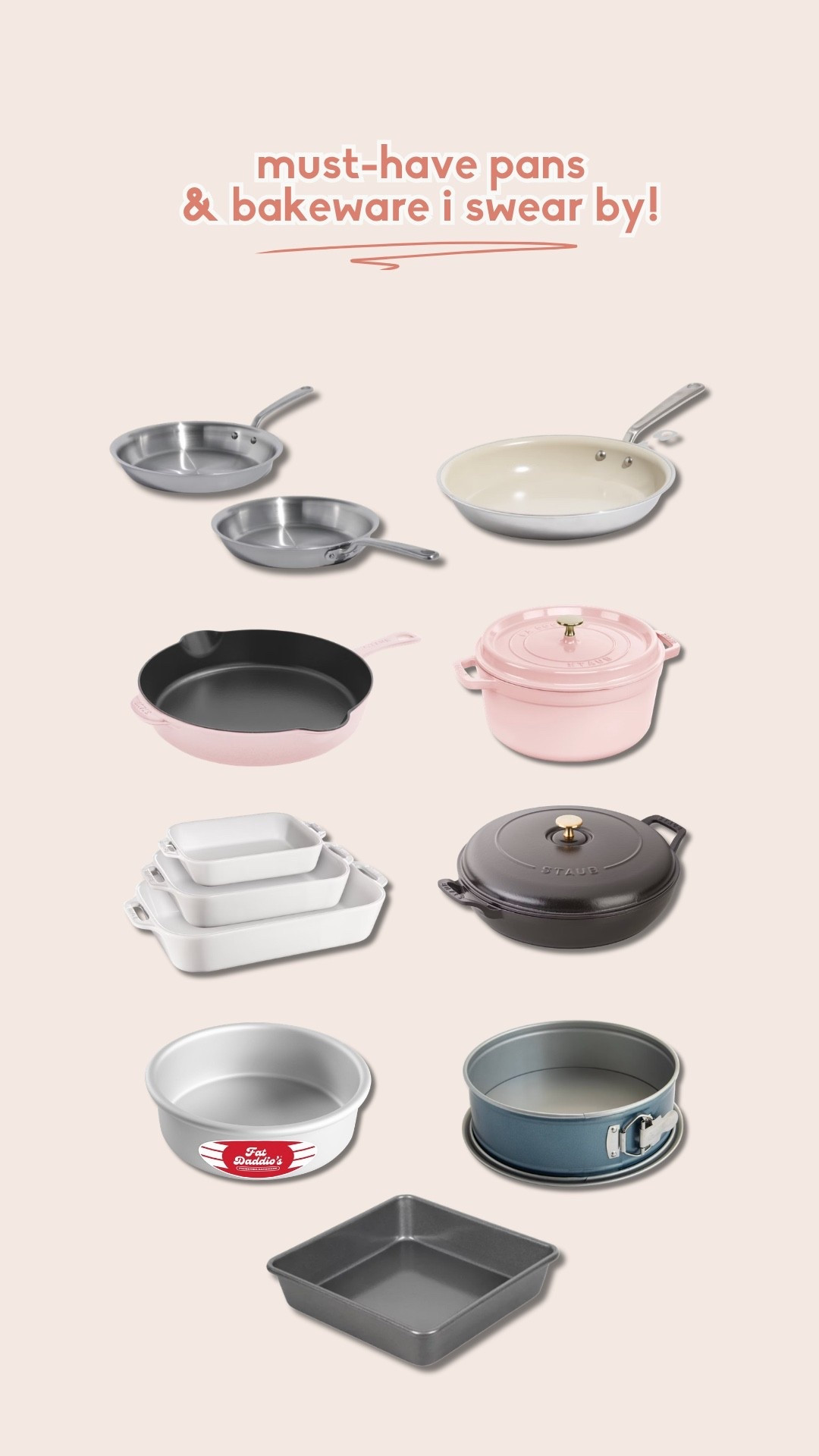 my every day pans and bakeware! must-haves!

#LTKHome #LTKfoodie
