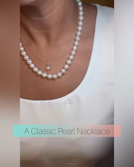 A classic pearl necklace is always my go to accessory! 

Pearl necklace. Everyday jewelry. Necklace. Pearls.

#LTKSeasonal #LTKstyletip