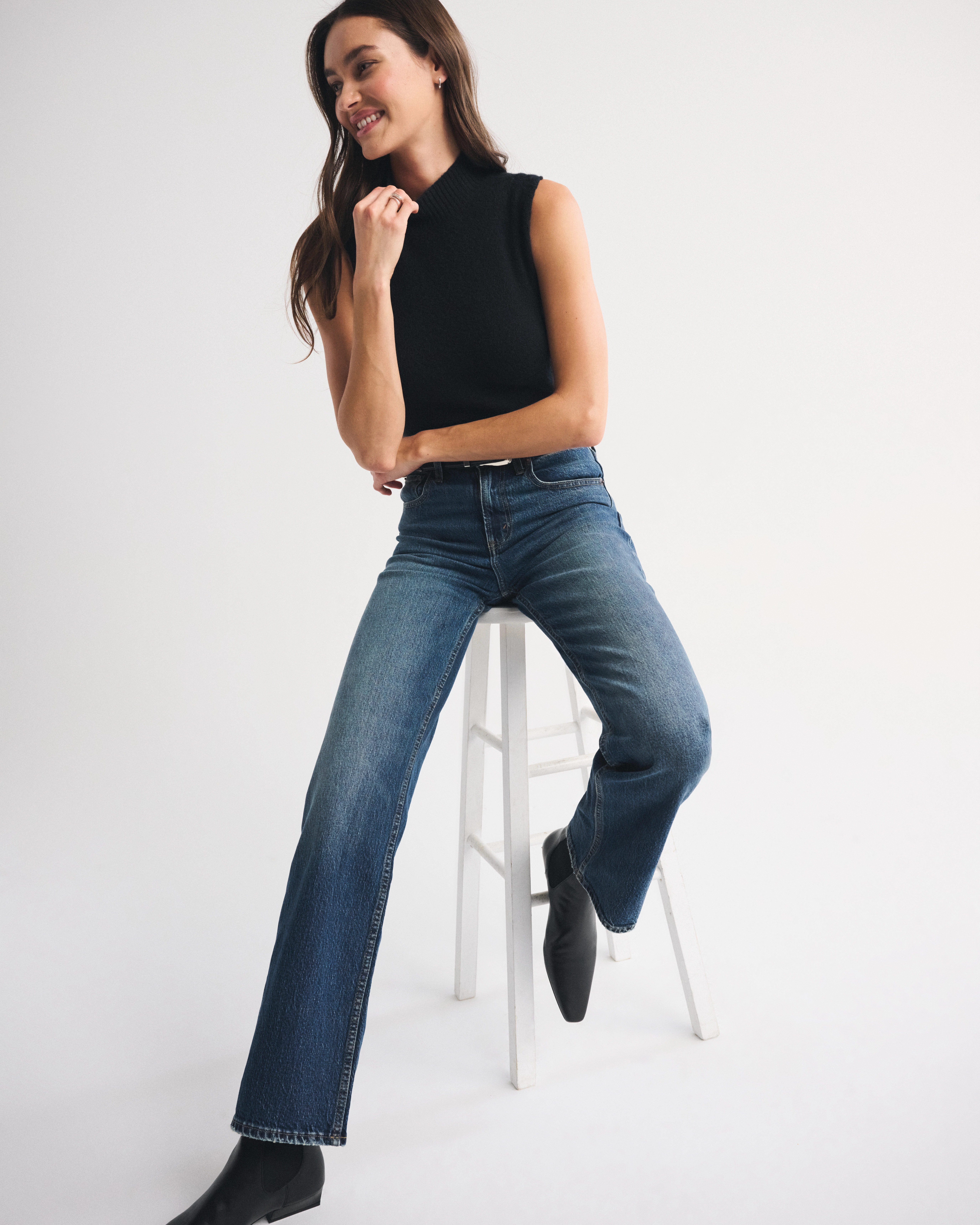 High Rise 90s Relaxed Jean | Abercrombie & Fitch (US)