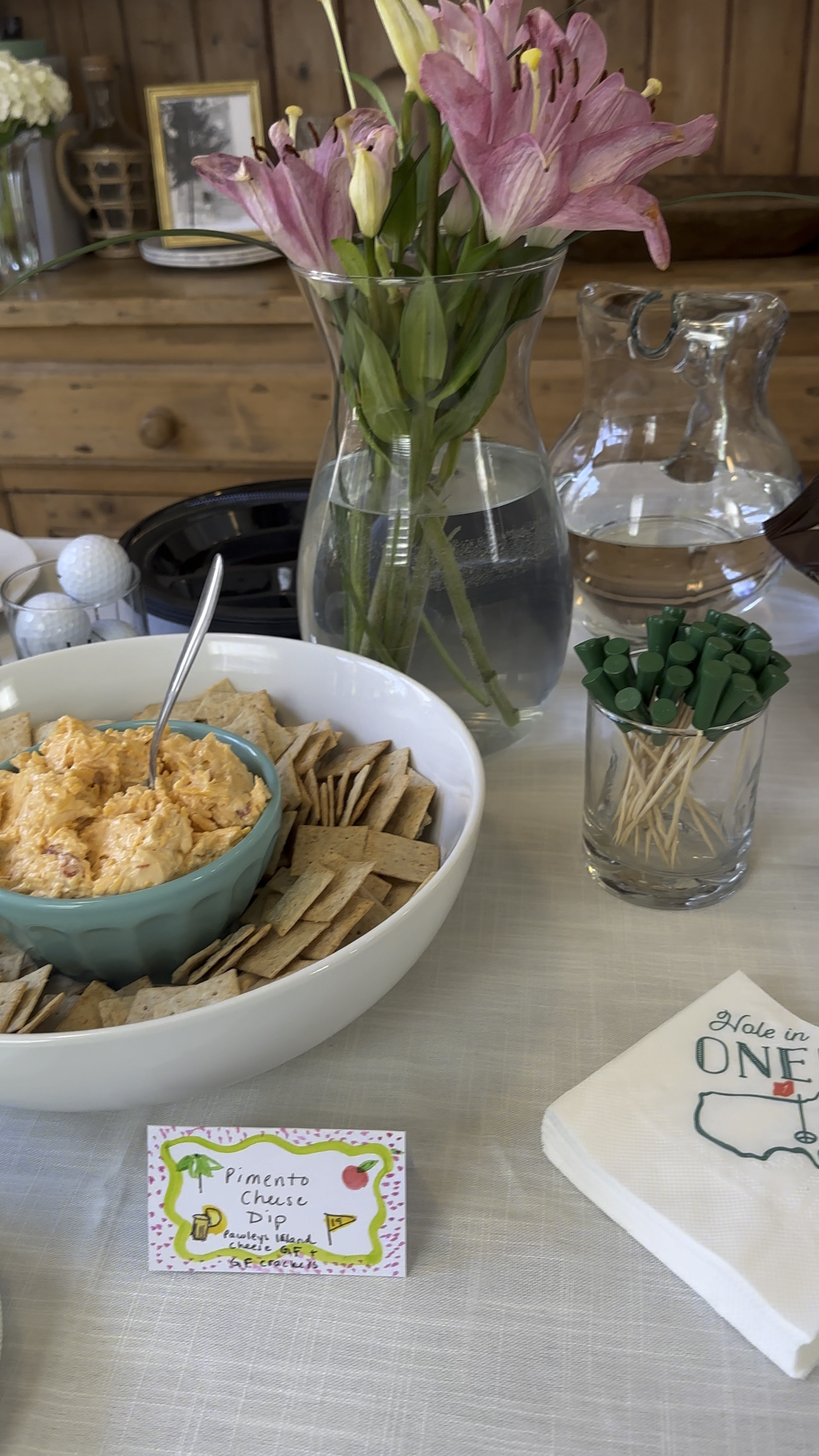 masters viewing party details 🤍⛳️ 

#LTKhome #LTKparties