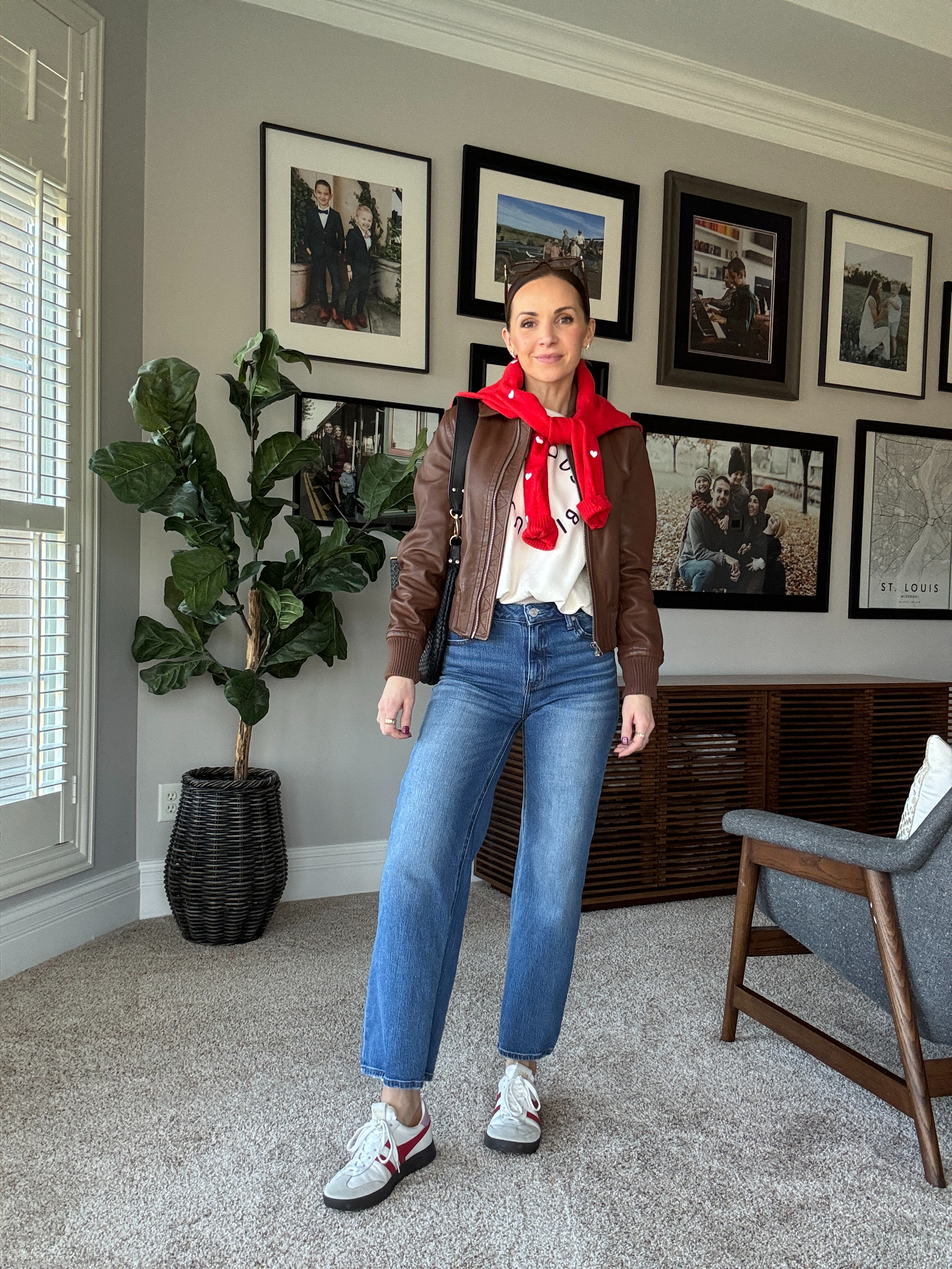  @loft (on sale!) sweatshirt and sweater 
@quince jeans 
@quince jacket (old but linked similar) 

 

#LTKootd