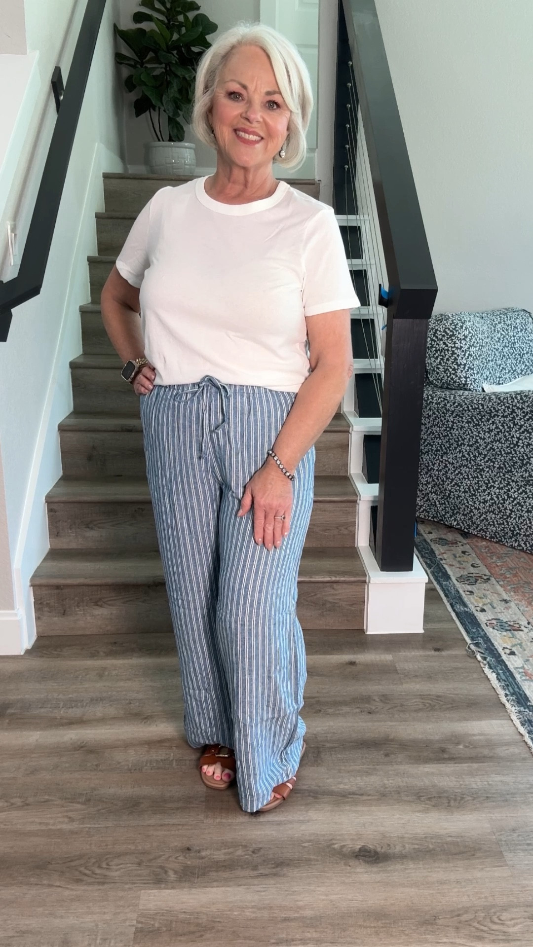 Cute linen blend pants that won’t break the bank!!! The tees are nice, so soft and very affordable!!!  

#LTKFindsUnder50 #LTKMidsize #LTKOver40
