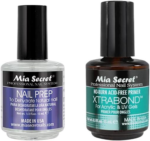 Amazon.com: Mia Secret Nail Prep 0.5oz (NP-30) & Xtrabond Primer 0.5 oz (PR100) : Beauty & Person... | Amazon (US)