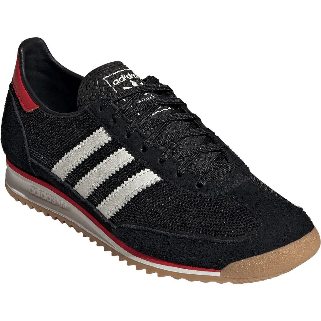 adidas SL 72 Sneaker in Black/off White/scarlet at Nordstrom, Size 9.5 | Nordstrom