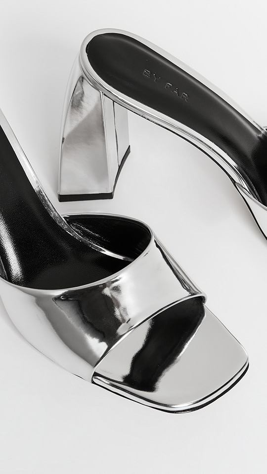 BY FAR Michele Silver LAC Sandals | SHOPBOP | Shopbop