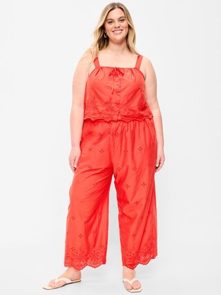 High-Waisted Cut Out Wide-Leg Pant | Old Navy (US)