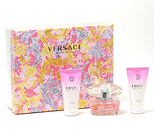 Versace Bright Crystal 1.7-oz EDT 3-Piece Set - Ladies | QVC
