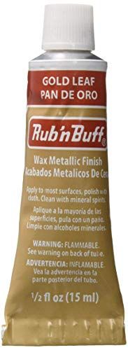 AMACO Rub 'n Buff Wax Metallic Finish, Gold Leaf, 0.5-Fluid Ounce | Amazon (US)