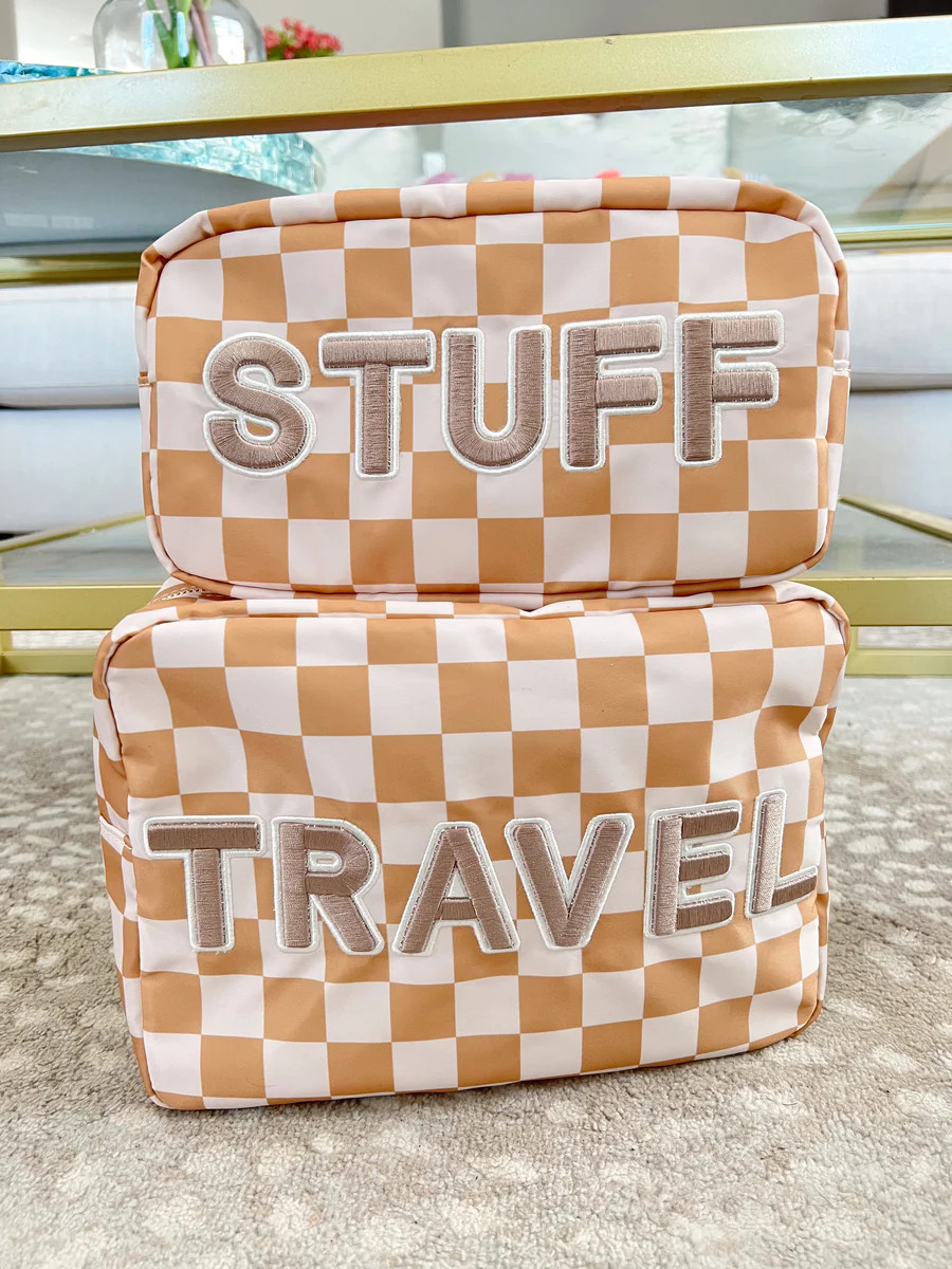 Tan Checkered Bundle | KenzKustomz